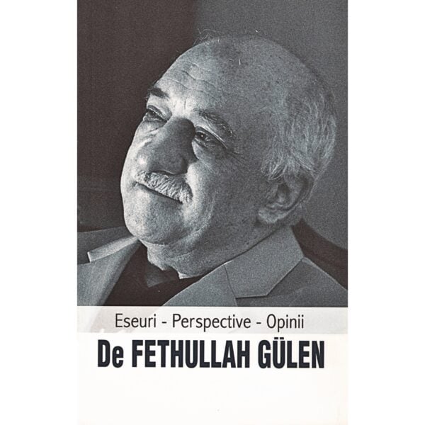 Coperta cărții Eseuri – perspective – opinii de Fethullah Gülen: portret alb-negru al autorului.