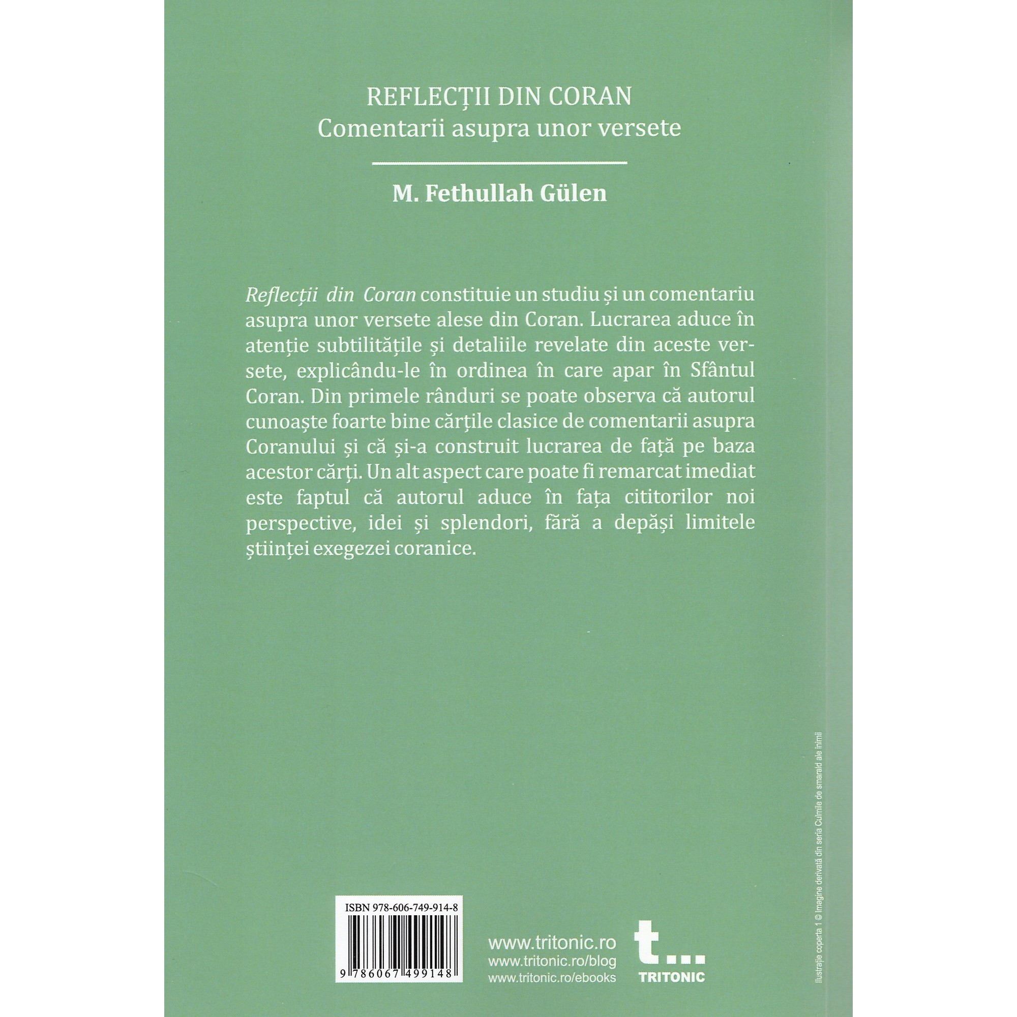 Coperta spate – Reflecții din Coran