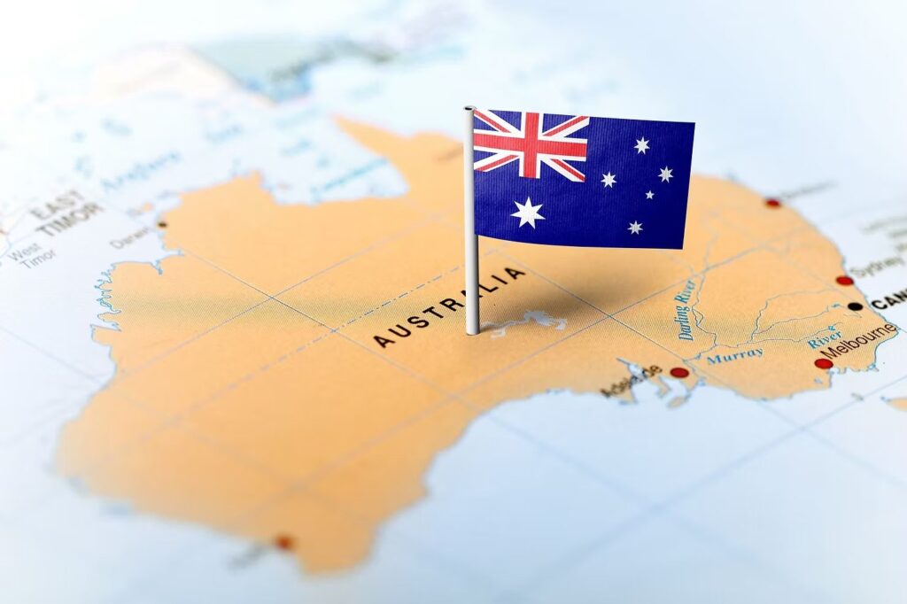 Spre Australia și lumea arabă